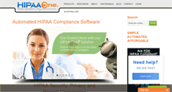 Desktop Screenshot of hipaaone.com